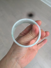 Load image into Gallery viewer, 52.3mm certified 100% natural Type A sunny green/white/purple jadeite jade bangle BK8-2423