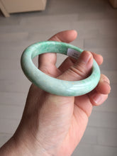 Load image into Gallery viewer, 56.5mm Certified Type A 100% Natural sunny green yellow Jadeite bangle J149-8123