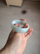 Load image into Gallery viewer, 52.2mm certified 100% natural Type A sunny green/white/purple jadeite jade bangle BK7-2419