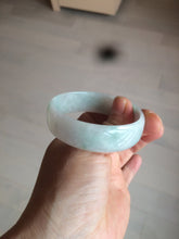 Load image into Gallery viewer, 52.2mm certified 100% natural Type A sunny green/white/purple jadeite jade bangle BK7-2419