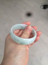 Load image into Gallery viewer, 52.2mm certified 100% natural Type A sunny green/white/purple jadeite jade bangle BK7-2419
