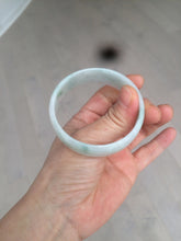 Load image into Gallery viewer, 52.2mm certified 100% natural Type A sunny green/white/purple jadeite jade bangle BK7-2419