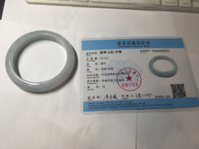 Load image into Gallery viewer, 57.5mm certified 100% natural Type A light green/purple jadeite jade bangle PE9-0311