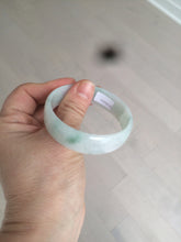 Load image into Gallery viewer, 52.2mm certified 100% natural Type A sunny green/white/purple jadeite jade bangle BK7-2419