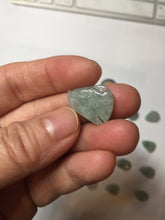 Load image into Gallery viewer, 100% Natural type A clear/light green jadeite jade 3D tropical fish Pendant group BF152