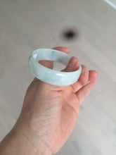 Load image into Gallery viewer, 52.2mm certified 100% natural Type A sunny green/white/purple jadeite jade bangle BK7-2419