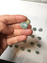 Load image into Gallery viewer, 100% Natural type A clear/light green jadeite jade 3D tropical fish Pendant group BF152