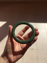 Load image into Gallery viewer, 57.4m certified 100% Natural dark green/black nephrite (碧玉) bangle HT168-8-3907
