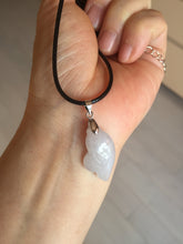 Load image into Gallery viewer, 100% Natural type A clear/green/ purple/white jadeite jade 3D fish Pendant PH111 Add on item