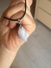 Load image into Gallery viewer, 100% Natural type A clear/green/ purple/white jadeite jade 3D fish Pendant PH111 Add on item