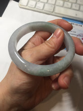 Load image into Gallery viewer, 57.5mm certified 100% natural Type A light green/purple jadeite jade bangle PE9-0311