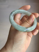 Load image into Gallery viewer, 52.3mm certified 100% natural Type A icy watery dark green jadeite jade bangle AH103-4490