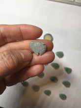 Load image into Gallery viewer, 100% Natural type A clear/light green jadeite jade 3D tropical fish Pendant group BF152