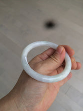 Load image into Gallery viewer, 55mm certified Type A 100% Natural green/white Jadeite Jade bangle BF28-1453