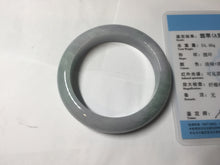 Load image into Gallery viewer, 52.7mm certified 100% natural Type A light green/purple jadeite jade bangle PE10-0323