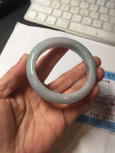 Load image into Gallery viewer, 52.7mm certified 100% natural Type A light green/purple jadeite jade bangle PE10-0323