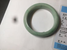Load image into Gallery viewer, 50mm Certified Type A 100% Natural sunny green/purple tropical beach Jadeite Jade bangle D109-7738