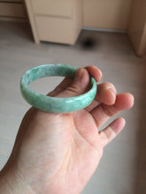 Load image into Gallery viewer, 51.7mm certified 100% natural Type A sunny green/gray jadeite jade bangle BK6-3358