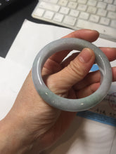 Load image into Gallery viewer, 52.7mm certified 100% natural Type A light green/purple jadeite jade bangle PE10-0323