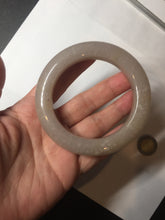 Load image into Gallery viewer, 56mm 100% natural light purple/pale pink/beige with flying snow Quartzite (Shetaicui jade) bangle SY76