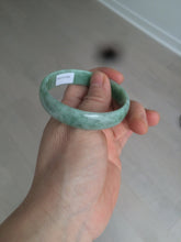 Load image into Gallery viewer, 51.7mm certified 100% natural Type A sunny green/gray jadeite jade bangle BK6-3358