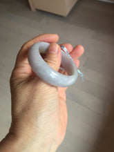 Load image into Gallery viewer, 47mm 100% natural Type A sunny green purple yellow brown oval jadeite bangle PD15