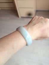 Load image into Gallery viewer, 52.2mm certified 100% natural Type A sunny green/white/purple jadeite jade bangle BK7-2419