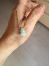 Load image into Gallery viewer, 100% natural type A 3D white/yellow/purple/brown Jadeite jade gourd ( 葫芦, 福禄) pendant PH108