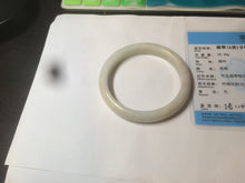 Load image into Gallery viewer, 56mm Certified type A 100% Natural green/yellow Jadeite bangle D122-8933