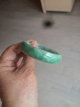 Load image into Gallery viewer, 52.5mm certified 100% natural Type A sunny green jadeite jade bangle BK5-3359