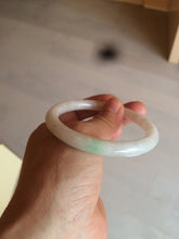 Load image into Gallery viewer, 55mm certified Type A 100% Natural sunny green/white/brown Jadeite Jade bangle BF25-1470