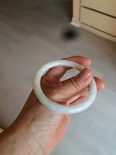 Load image into Gallery viewer, 55mm certified Type A 100% Natural sunny green/white/brown Jadeite Jade bangle BF25-1470