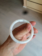 Load image into Gallery viewer, 55mm certified Type A 100% Natural sunny green/white/brown Jadeite Jade bangle BF25-1470