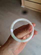 Load image into Gallery viewer, 55mm certified Type A 100% Natural sunny green/white/brown Jadeite Jade bangle BF25-1470
