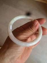 Load image into Gallery viewer, 55mm certified Type A 100% Natural sunny green/white/brown Jadeite Jade bangle BF25-1470