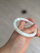 Load image into Gallery viewer, 55mm certified Type A 100% Natural sunny green/white/brown Jadeite Jade bangle BF25-1470