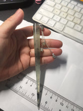 Load image into Gallery viewer, 15.5cm 100% Natural icy watery black/clear (水墨) Xiu Jade Serpentine hairpin AW28