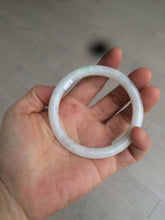 Load image into Gallery viewer, 55mm certified Type A 100% Natural sunny green/white/brown Jadeite Jade bangle BF25-1470