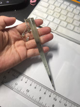 Load image into Gallery viewer, 15.5cm 100% Natural icy watery black/clear (水墨) Xiu Jade Serpentine hairpin AW28