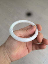 Load image into Gallery viewer, 55mm certified Type A 100% Natural sunny green/white/brown Jadeite Jade bangle BF25-1470