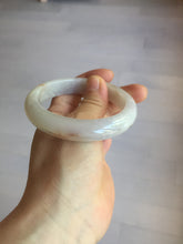 Load image into Gallery viewer, 56mm certified 100% natural type A icy watery white red purple jadeite jade bangle AH98-0544