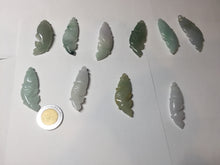 Load image into Gallery viewer, 100% Natural green/dark green/yellow/purple jadeite jade 3D fish Pendant group BF154