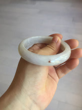 Load image into Gallery viewer, 56mm certified 100% natural type A icy watery white red purple jadeite jade bangle AH98-0544