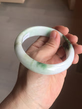 Load image into Gallery viewer, 60mm certified Type A 100% Natural sunny green yellow brown white Jadeite Jade bangle D137-1732