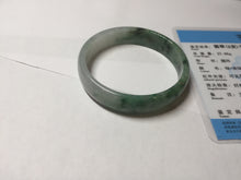 Load image into Gallery viewer, 52.5mm Certified 100% natural Type A light green/sunny green Whispers of the Spring Breeze jadeite jade bangle PA230-2380