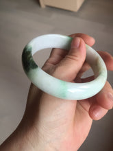 Load image into Gallery viewer, 60mm certified Type A 100% Natural sunny green yellow brown white Jadeite Jade bangle D137-1732