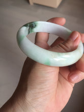 Load image into Gallery viewer, 60mm certified Type A 100% Natural sunny green yellow brown white Jadeite Jade bangle D137-1732