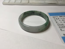 Load image into Gallery viewer, 52.5mm Certified 100% natural Type A light green/sunny green Whispers of the Spring Breeze jadeite jade bangle PA230-2380