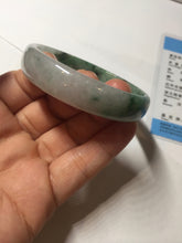 Load image into Gallery viewer, 52.5mm Certified 100% natural Type A light green/sunny green Whispers of the Spring Breeze jadeite jade bangle PA230-2380