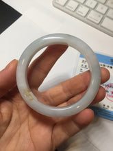 Load image into Gallery viewer, 51.8mm certified 100% natural Type A light green/yellow jadeite jade bangle AJ73-8588